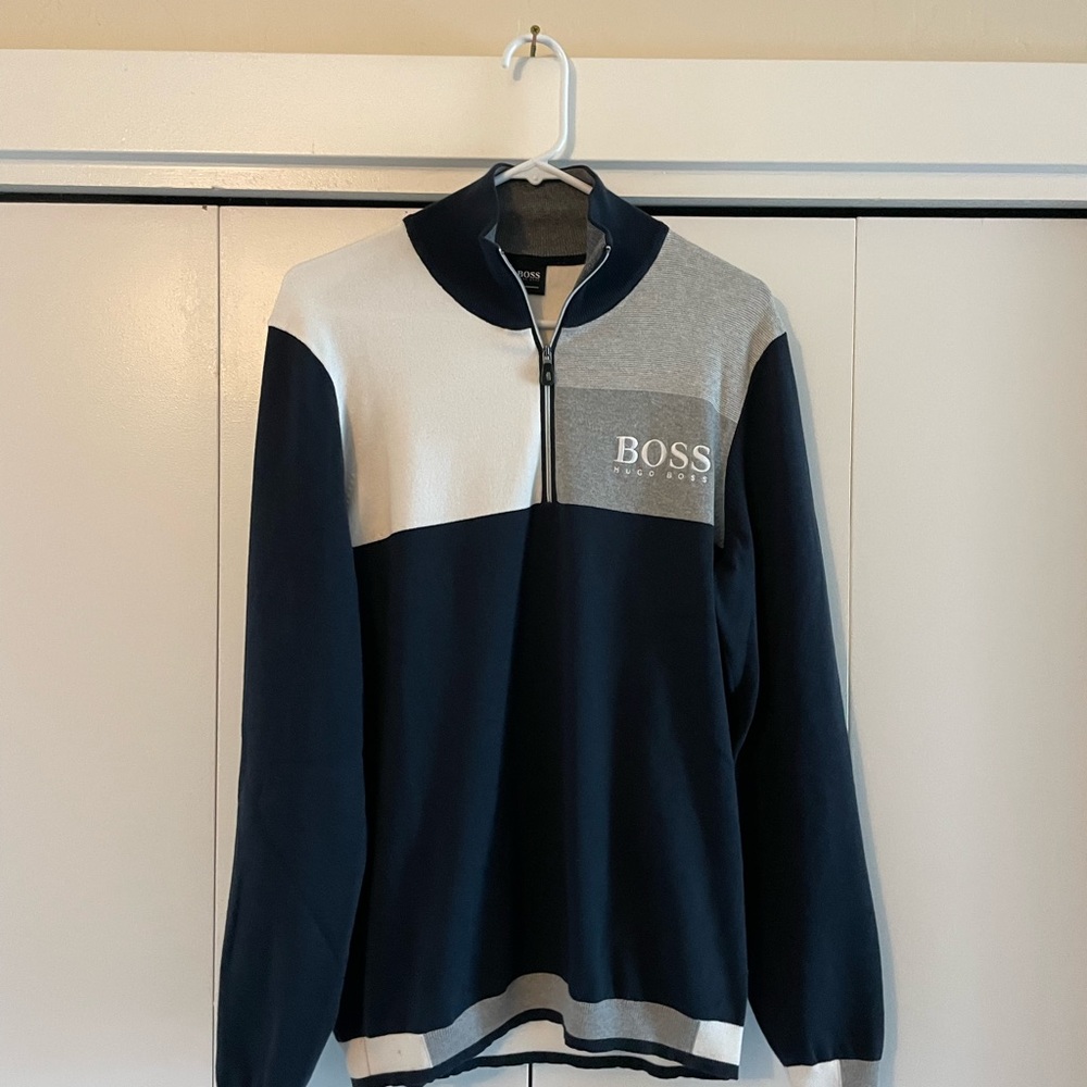 Hugo Boss green label tour issue golf sweater size large